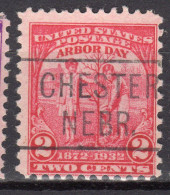 MM-697; USA Precancel/Vorausentwertung/Preo; CHESTER (NE), Type 455 - Preobliterati