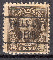 MM-700; USA Precancel/Vorausentwertung/Preo; FALLS CITY (NE), Type 466 - Préoblitérés