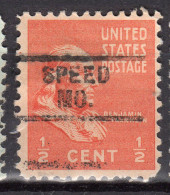 MM-674; USA Precancel/Vorausentwertung/Preo; SPEED (MS), Type 729 - Preobliterati
