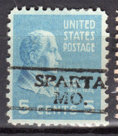 MM-673; USA Precancel/Vorausentwertung/Preo; SPARTA (MS), Type 728 - Préoblitérés