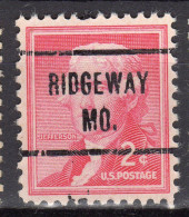 MM-671; USA Precancel/Vorausentwertung/Preo; RIDGEWAY (MS), Type 721 - Voorafgestempeld