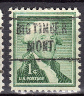 MM-676; USA Precancel/Vorausentwertung/Preo; BIGTIMBER (MT), Type 482 - Préoblitérés