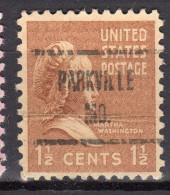 MM-670; USA Precancel/Vorausentwertung/Preo; PARKVILLE (MS), Type 723 - Vorausentwertungen