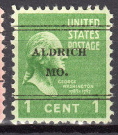 MM-651; USA Precancel/Vorausentwertung/Preo; ALDRICH (MS), Type L-2 TS - Preobliterati