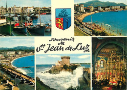 64 - Saint Jean De Luz - Multivues - Bateaux - Blasons - CPM - Voir Scans Recto-Verso - Saint Jean De Luz