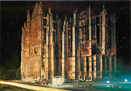 60 - Beauvais - La Cathédrale Saint Pierre - Vue De Nuit - Automobiles - Carte Neuve - CPM - Voir Scans Recto-Verso - Beauvais