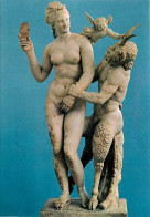 Grèce - Athènes - Athína - Le Musée National Archéologique - Venus, Pan Et Eros - Nu - Statue - Femme Aux Seins Nus - An - Grecia