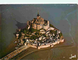 50 - Le Mont Saint Michel - Vue Générale Aérienne - Flamme Postale - CPM - Voir Scans Recto-Verso - Le Mont Saint Michel