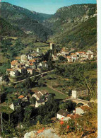 48 - Lozère - Vue Générale De Peyreleau - Au Premier Plan Le Pont Du Rozier - CPM - Voir Scans Recto-Verso - Altri & Non Classificati