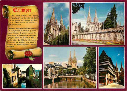 29 - Quimper - Multivues - Flamme Postale - Voir Scans Recto Verso  - Quimper