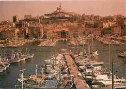 13 - Marseille - Le Vieux Port - Le Théâtre De La Criée - Notre Dame De La Garde - Bateaux - Carte Neuve - CPM - Voir Sc - Vieux Port, Saint Victor, Le Panier