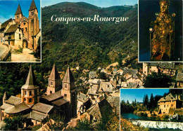 12 - Conques En Rouergue - Multivues - CPM - Voir Scans Recto-Verso - Sonstige & Ohne Zuordnung