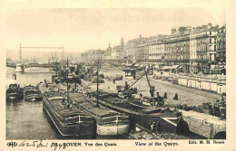 76 - Rouen - Vue Des Quais - Animée - Bateaux - CPA - Voir Scans Recto-Verso - Rouen