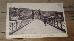 SAINT VALLIER, Le Pont Suspendu   ............... BH-19071 - Autres & Non Classés