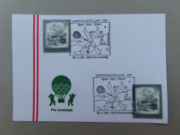 Österreich Pro Juventute - Mit Sonderstempel 26. 4. 1991 Mürzzuschlag, Landesausstellung 1991 Sport-Sinn-Wahn (Nr.1579) - Other & Unclassified