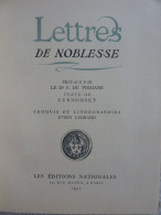 Lettres De Noblesse, E.DE Pomiane, Curnonsky, 1935, Un Hommage Au Roquefort - 1901-1940