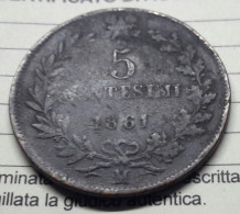 10 Cent. 1861 Milano (A10.128) - 1861-1878 : Víctor Emmanuel II