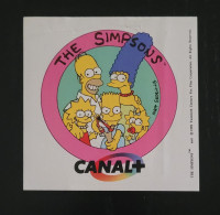 Autocollant Vintage Canal+ / The Simpsons / Télévision - Autocollants