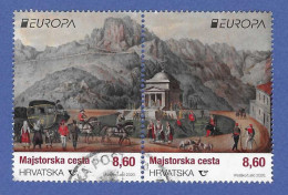 Kroatien / Croatia / Hrvatska  2020 , EUROPA CEPT / Postwege - Gestempelt / Fine Used (o) - 2020