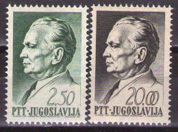 Yugoslavia 1968 - Definitive-Tito - Mi 1288-1289 - MNH**VF - Unused Stamps