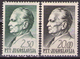 Yugoslavia 1968 - Definitive-Tito - Mi 1288-1289 - MNH**VF - Ongebruikt