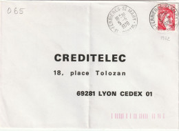 CAD   / N°   1972    15 - FERRIERES  - ST  MARY  - CANTAL - Handstempel
