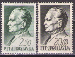 Yugoslavia 1968 - Definitive-Tito - Mi 1288-1289 - MNH**VF - Ongebruikt