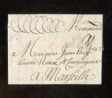 "FRANKREICH" 1738, Frueher Vorphila-Brief Mit L1 "ORLEANS" (A2051) - 1701-1800: Vorläufer XVIII