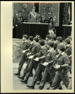 Juan Carlos King Of Spain Queen Sofia España Armed Forces Day 1985 La Coruña Galicia Original EPA Press Photo - War, Military