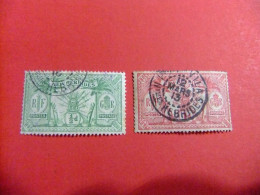 55 NEW HEBRIDES 1911 / VALOR MONEDA INGLESA / YVERT 49 + 50 FU - Usados