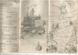 POLAND POLSKA DEPLIANT THE CAMP ORCHESTRA ALTEN GRABOW 1917 - Lettres & Documents