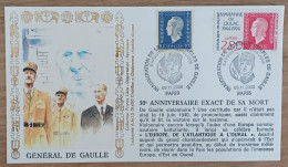 YT N°2864 - INAUGURATION DE LA STATUE CHARLES DE GAULLE - PARIS - 2000 - Covers & Documents