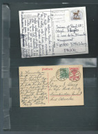 RfA, ET ALLEMAGNE- Lot De 4 Lettres Affranchies Dont ENTIERS, Cartes Postale , à éxaminer Pb195 - Altri & Non Classificati