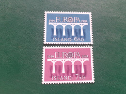 TIMBRES   ISLANDE  ANNEE  1984    N  567  /  568     NEUFS  LUXE** - Ungebraucht