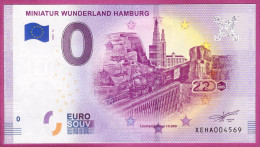 0-Euro XEHA 2020-14 MINIATUR WUNDERLAND HAMBURG - DAMPFLOK USA - Private Proofs / Unofficial