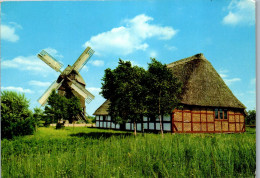 51746 - Deutschland - Kiel , Rammsee , Freilichtmuseum , Bockmühle , Haus Storm - Gelaufen 1973 - Kiel