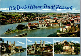 51707 - Deutschland - Passau , Dreiflüssestadt , Panorama - Gelaufen  - Passau