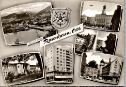 51696 - Deutschland - Rosenheim , Bahnhof , Kaufhaus Juhasz , Salinengarten - Gelaufen 1963 - Rosenheim