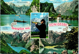 51686 - Deutschland - Königssee , Mehrbildkarte - Gelaufen 1967 - Berchtesgaden