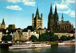 51670 - Deutschland - Köln , Rheinufer Mit St. Martin Und Dom - Gelaufen 1992 - Köln