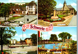 51625 - Deutschland - Schwerte , Bahnhof , Bahnhofsvorplatz , Freibad - Gelaufen 1980 - Schwerte