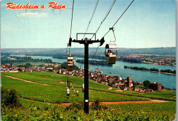 51618 - Deutschland - Rüdesheim , Am Rhein , Seilbahn Zum Niederwalddenkmal - Gelaufen 1985 - Ruedesheim A. Rh.