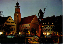 51613 - Deutschland - Freudenstadt , Rathaus Und Neptunbrunnen - Gelaufen 1982 - Freudenstadt