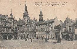 AK Louvain Leuven - Place Marguerite Et La Poste - Feldpost Löwen 1917  (69380) - Leuven