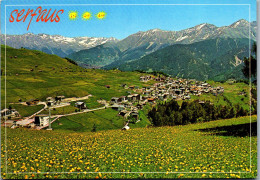 51500 - Tirol - Serfaus , Panorama , Sonnenterrasse , Oberinntal - Gelaufen 1987 - Landeck