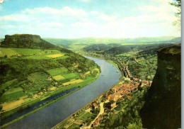 51442 - Deutschland - Sächsische Schweiz , Blick Vom Königstein Auf Das Elbtal Und D. Lilienstein - Nicht Gelaufen  - Autres & Non Classés