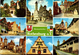 51439 - Deutschland - Rothenburg O. D. Tauber , Plönlein , Herrengasse , Kobolzellertor , Markusturm , Stadtmauer - Rothenburg O. D. Tauber