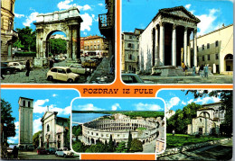 51355 - Kroatien - Pula , Mehrbildkarte - Gelaufen 1982 - Croatia