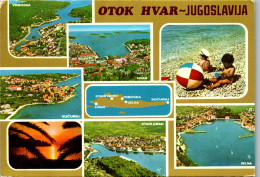 51335 - Kroatien - Otok Hvar , Vrboska , Sucuraj , Stari Grad , Jelsa , Mehrbildkarte - Gelaufen  - Croazia