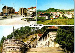 51267 - Slowenien - Postojna , Postojnska Jama , Hotel Kras , Mehrbildkarte - Gelaufen 1984 - Slovenia